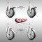 Service Caster 5 Inch 316SS Thermoplastic Rubber 12mm Threaded Stem Caster Lock Brake, 2PK SCC-SS316TSTTL20S514-TPRB-M1215-2-S2 - alternate 3